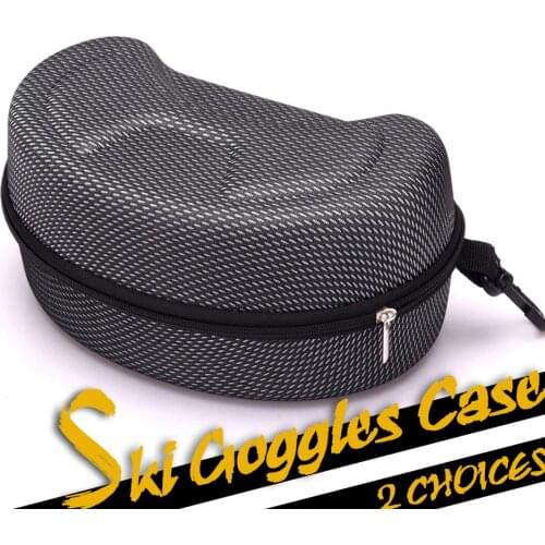 GOBYGO Travel Snowboard Ski Goggles Case Without Goggles Winter Outdoor Skiing Sport Glasses EVA Sunglasses Storage Box