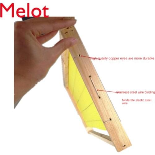 Finished Product Zhongyi Honeycomb Foundation Integrated Honeycomb Hive Fir Honeycomb Frame Beekeeping Beekeeping Eqiupment