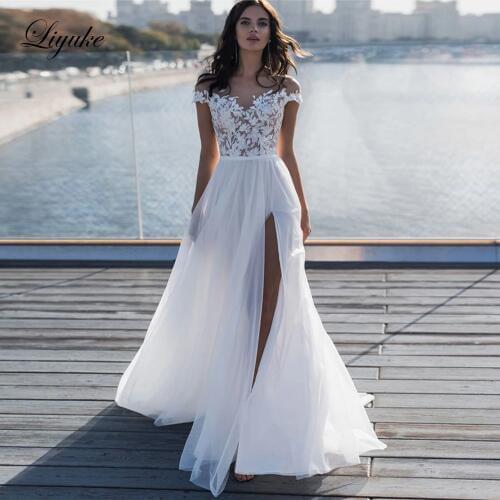 Liyuke Chiffon Wedding Dresses