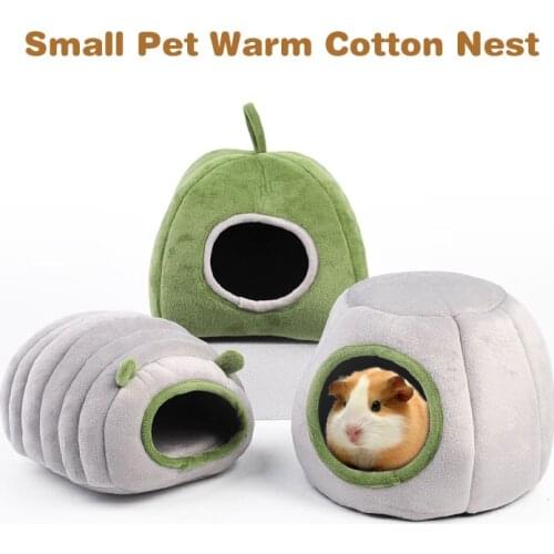 Small pet cotton nest windproof warm and comfortable hedgehog sheep nest semi-enclosed yurt hedgehog hamster nest