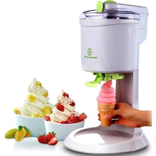 Icecream Machine Fully Automatic Mini Fruit Ice Cream Maker for Home Electric DIY Kitchen Maquina De Sorvete for Kids