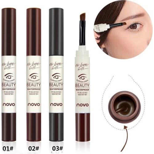 Natural Makeup Eyebrow Pencil Pomade Gel Enhancer Professional Brow Tint Tattoo Paint Cream Wax Waterproof Eyebrow Brush Pen