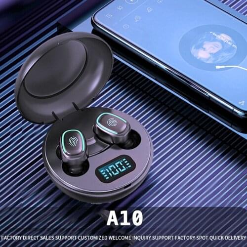 New A10 private Bluetooth headset TWS 5.0 digital display in-ear wireless sports hot style