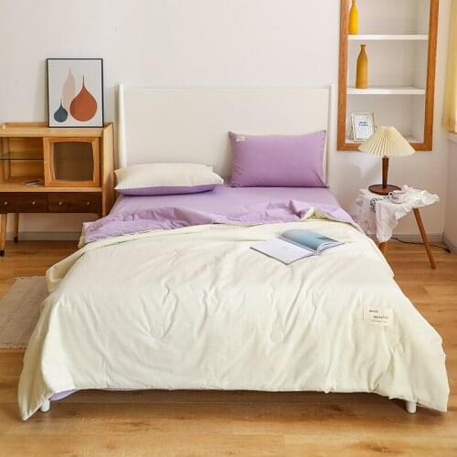 New Style Washable Yarn-Dyed Summer Quilt Washable Summer Thin Quilt Suitable For Home Adults And Children Extra Large