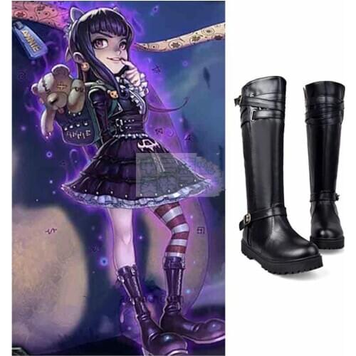 Game LOL Cosplay Shoes Anime Gothic Lolita Annie the Dark Child Cosplay Shoes