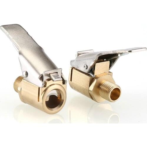 Car Tyre Wheel Tire Air Chuck Auto Inflator Pump Valve Clip Clamp Connector Adapter For Compressor Air Inflate Deflate Tube 8MM