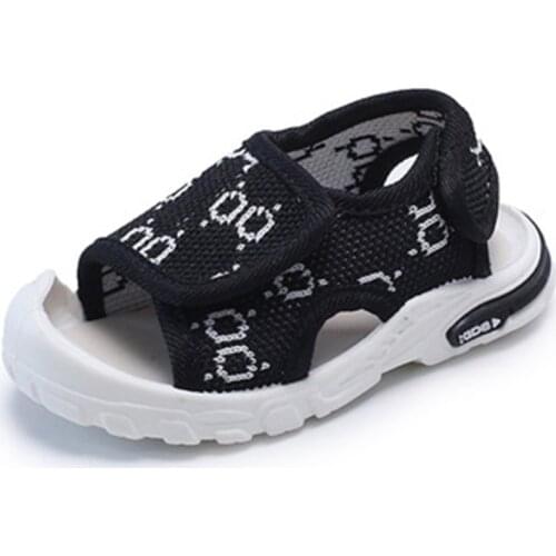 2021 Sandalias Niña Verano Childrens Sandals Boys And Girls Beach Shoes For Kids Soft Sole Baby Toddler Anti-kick Breathable