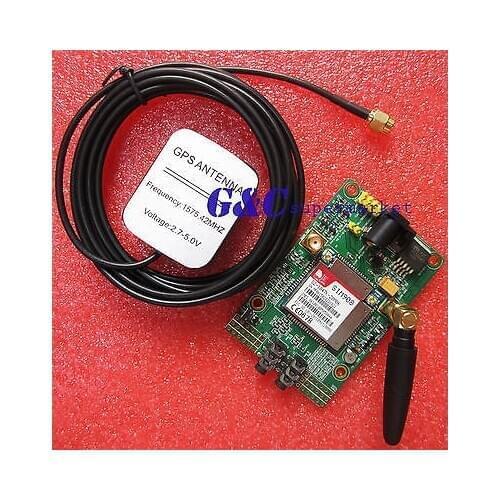 SIM908 SMS module Quad-Band GSM GPRS GPS With Antenna Cable Cap diy electronics