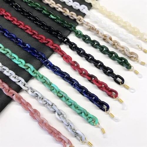 Teamer Big Acrylic Sunglasses Chains Glasses Chain Straps Necklace Holder Eyeglasses Cord Punk Eyewear Accessories Men Women