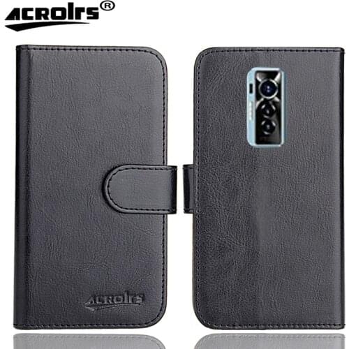 Tecno Phantom X Case 6.7" 6 Colors Flip Fashion Soft Leather Crazy Horse Exclusive Phone Cover Cases Wallet