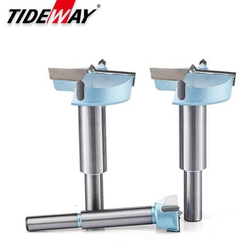 Tideway Industrial Grade Long Woodworking Hinge Hole Opener Tungsten Carbide Drill Router Bits Reamer Overlength 87.5mm-120mm
