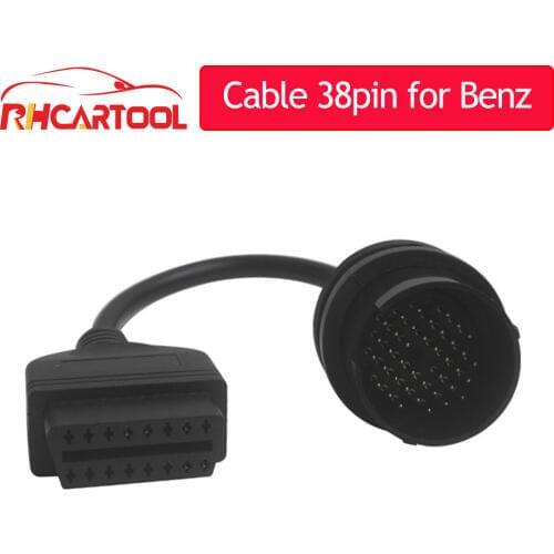 Extension cable MB 38 Pin to 16 Pin OBD2 OBD II Diagnostic Adapter For Mercedes benz 38Pin cables OBD Connector for bmw 20pin