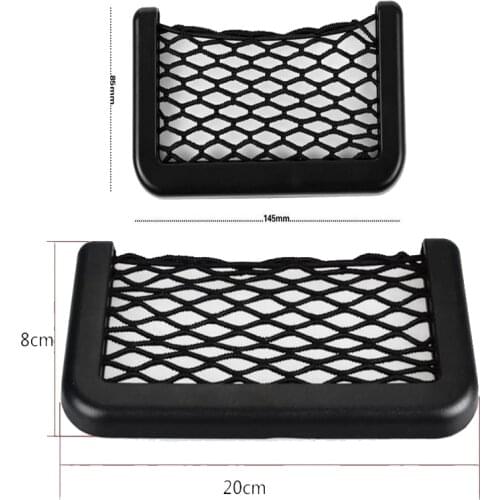 Universal Car Storage Bag Elastic Flexible Mesh Back Cargo Truck Storage Organizer Net SUV Interior Accessories Pocket