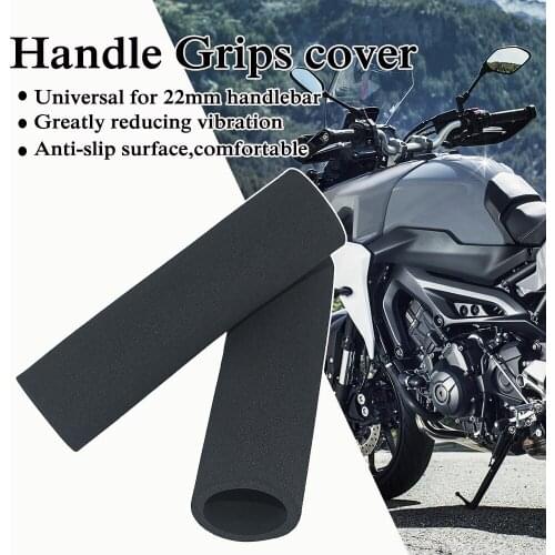 Universal Handle Grip Cover Slip On Anti Vibration 22MM Headlebar Grips Cover For YAMAHA FZ1 tracer 900 2016 For Suzuki GSX S750