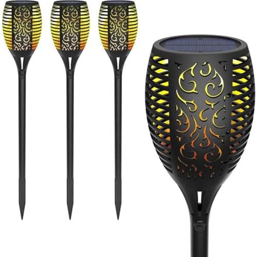 NEW 96 LEDs Waterproof Flickering Flame Solar Torch Light Garden Christmas Decoration Lamp Outdoor Solar Lamp Landscape Light