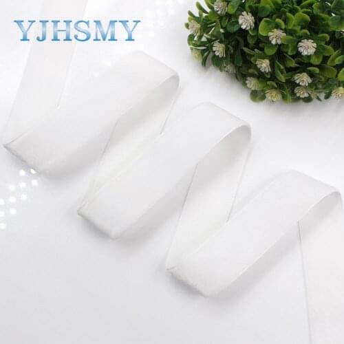 YJHSMY I-181201-291,25mm 10yards Solid color Flocking Thermal transfer Printed grosgrain Wedding Accessories DIY materials