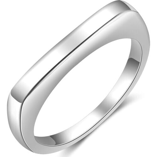 Women Stackable Bar Rings Simple Style Female Finger Rings Party Anniversary Gift Fashion Jewelry Rings