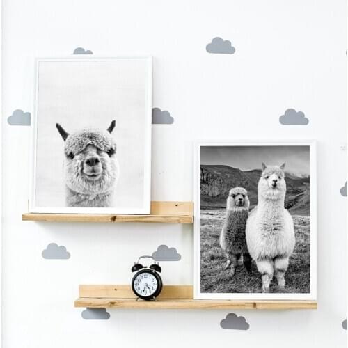 Animal Alpaca Art Print and Poster Alpaca Photography Canvas Painting Picture South American Animal Wall Art home wall Decor