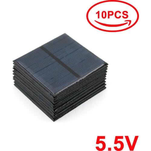 Solar Panel 5.5V Mini Solar System DIY For Battery Cell Phone Chargers Portable 0.44W 0.55W 0.6W 0.88W 1W 1.6W Solar Cell