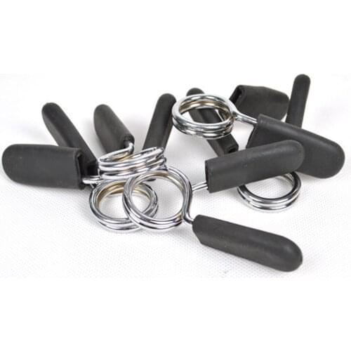 2pcs Barbell Clamp Spring Collar Clips Gym Weight Dumbbell Lock Weightlifting Kit Quick Release Weight Bar Locks Clip 24/25/28mm