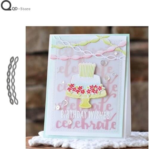 2021 Bends and Hitches Hanging Decoration Model Cutting Dies New Dies Scrapbooking Mold Cut Handmade Tools DIY Craft Decoration