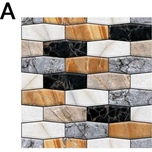 3D Imitation Brick Stone Wall Stickers Self-adhesive Wallpaper Art Wall Decals for Kids Living Room Kitchen Home Decor