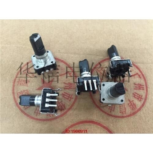 5pcs/lot Japan ALPS EC12-type encoder stepping 24 points handle 15MMF