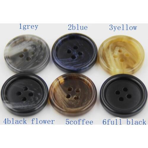 50pcs man Resin Top coat buckle windbreaker button suit button