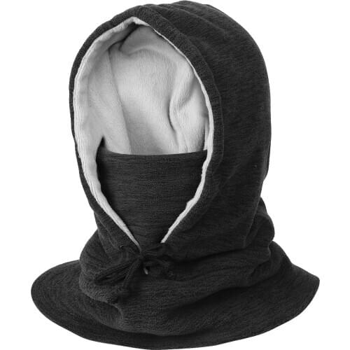 Балаклава зимняя Windproof Hat Balaclava winterMen Warm Fleece Lining Drawstring Neck Gaiter Cycling Hiking Running Outdoors Hat