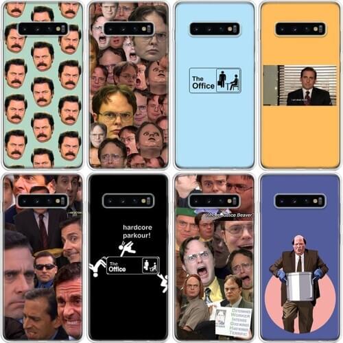 The office tv show What She Said Colorful Cute Phone Case For Samsung Galaxy S7 S8 S9 S10 S10E S20Ultra Plus Lite J4 J6 J8Plus N