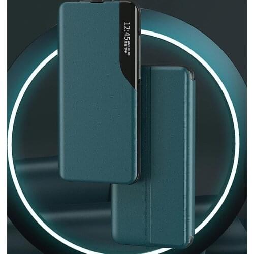 Smart View Window Flip PU Leather Case Official Cover For Huawei P30 P40 Mate 20 Pro Lite E P Smart Plus 2019 Y5P Y6P Y7P Nova7I