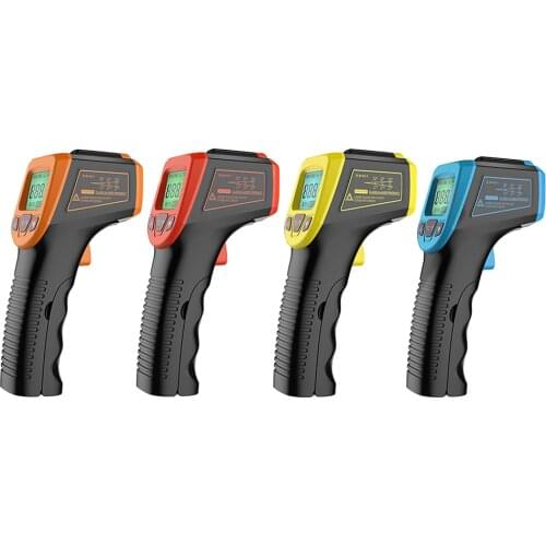 Digital Infrared Thermometer Non Contact Temperature Gun Laser Handheld IR Temp Gun Colorful LCD Display -50-600C Alarm