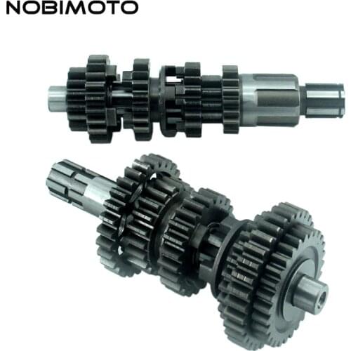Pit Dirt Bike CB250 6 Gear Main Counter Shaft Transmission For China Brand ZongShen CB250 6 Gear Air-cooled Engines ZB-142