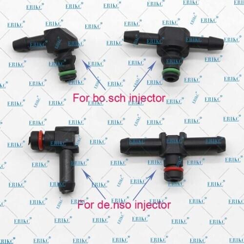 Two-way Three-way Joint Pipe Diesel CR Fuel Injector Assy Return Oil Backflow Plastic for Bosch 110 Series for Denso