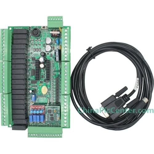 EC2N 40MT 40MR 4AD(PT/EK) 2DA Stability control RS232 and RS485 Relay PLC by GX Developer ladder