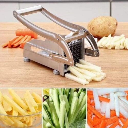 Stainless Steel Potato Chip Making Tool Home Manual French Fries Slicer Cutter Machine French Fry Potato Cutting Machine