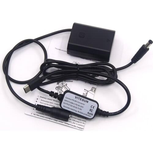 USB Type-C PD Power bank Cable+NP-FZ100 Dummy Battery for Sony Alpha 9 A9 ILCE-9 ILCE-7M3 A7RIII A7 III ILCE-7M3K A6600