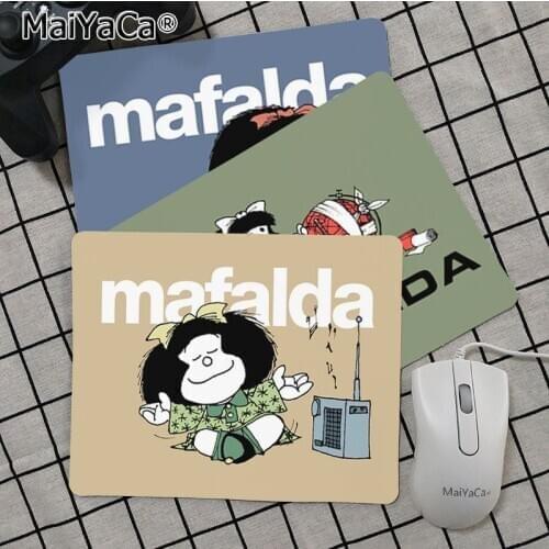 Babaite Cute Girl Mafalda Customized MousePads Computer Laptop Anime Mouse Mat Top Selling Wholesale Gaming Pad mouse