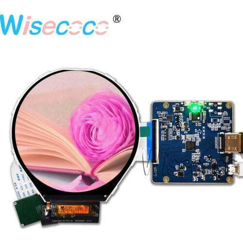 3.4 inch 800*800 IPS round LCD screen display mipi controller board for watch monitor TM034XVZP01