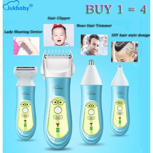 LUKBABY Multifunction Baby Hair Clipper Men Professional Waterproof Hair Trimmer Women Electric Shaver Hair Clippers YD-0820