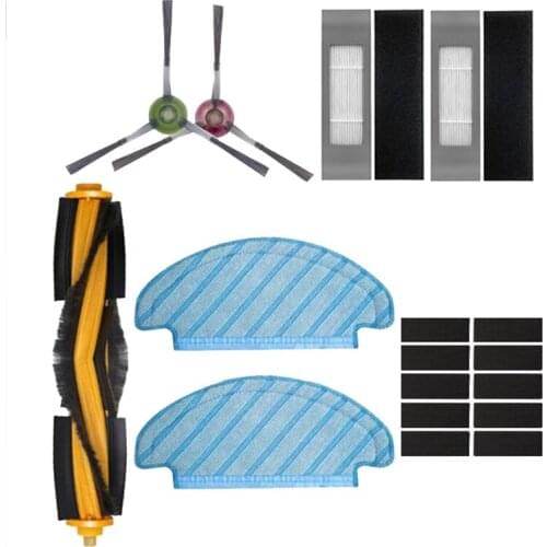 Roller Brush Side Brush Filter Cleaning Cloth For Ecovacs Deebot T8 Vacuum Cleaner Replaceable Parts Set