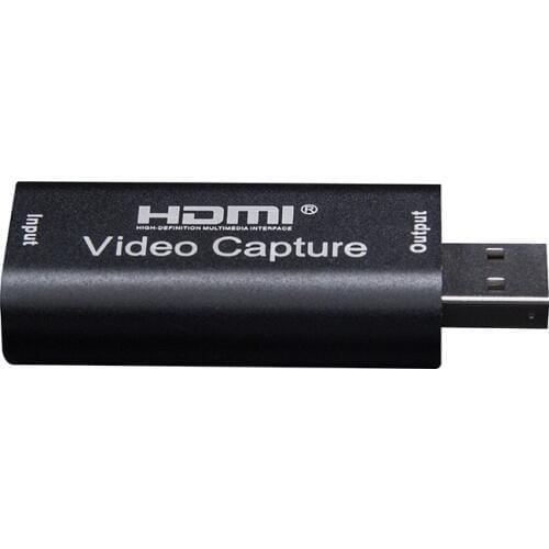 Video Card 4K@30Hz 1080P USB2.0 HDMI Video Capture Card USB Box HDMI to USB Video Capture Dongle fr Game Streaming Live Teaching