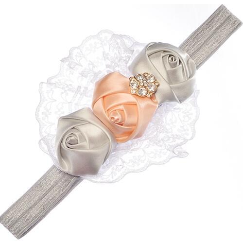 Baby girl headband Infant hair accessories clothes band flower newborn floral Headwear tiara headwrap hairband Gift Toddlers