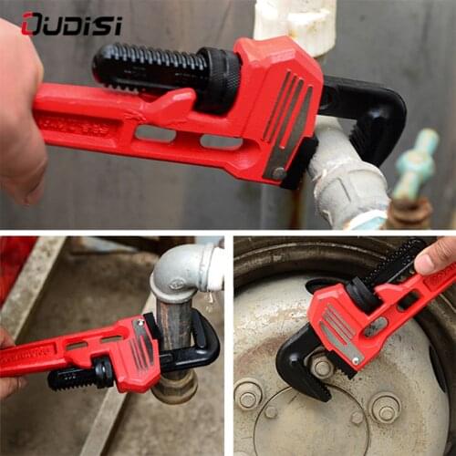 Industrial-Grade Heavy-Duty Pipe Wrench 8/10/12/14/18 Adjustable Plumbing Combination Household Multifunctional Pipe Wrench Tool