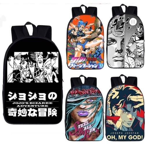 Bizarre Adventure / Killer Queen Backpack For Teenager Children School Bags Laptop Backpack Kids Book Bag Best gift