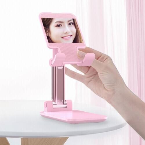 Tutew Phone Holder Desk Stand For Your Mobile Phone Tripod For iPhone Xsmax Huawei P30 Xiaomi Mi 9 Plastic Foldable Desk