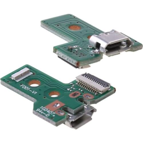 27RA USB Charging Port Board With 12 Pin Flex Cable For JDS-030 PS4 Controller