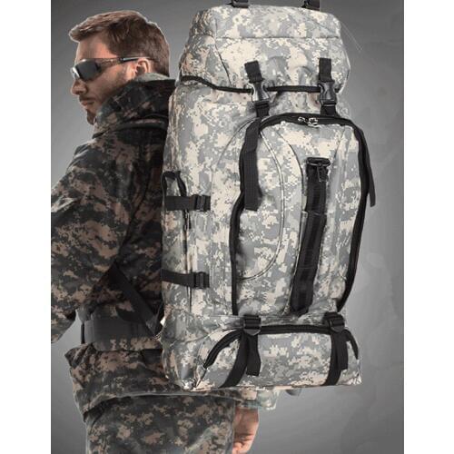 70L Men Military Backpack Large Capacity Camouflage Bag Women Mountaineering Backpack Waterproof Travel Bag