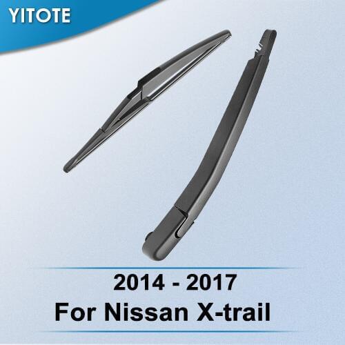 YITOTE Rear Wiper & Arm for Nissan X-trail 2014 2015 2016 2017