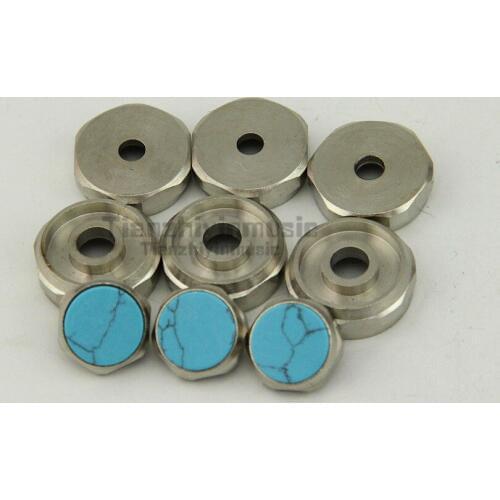 Trumpet Repair Parts Top Valve Cap /Finger Button/Bottom Valve Cap part